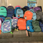 National Night Out backpacks